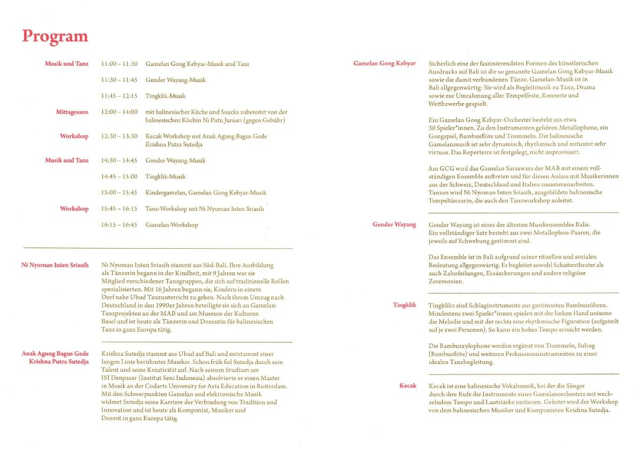 Gamelan Community Gathering 2026 - flyer 2